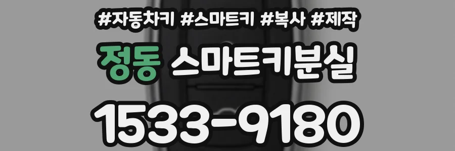 정동 스마트키분실