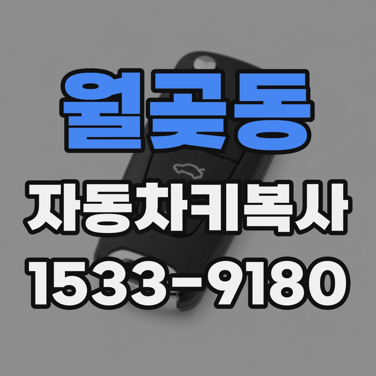 월곶동 자동차키복사