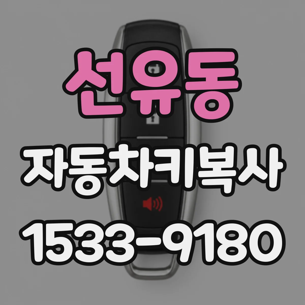 선유동 자동차키복사