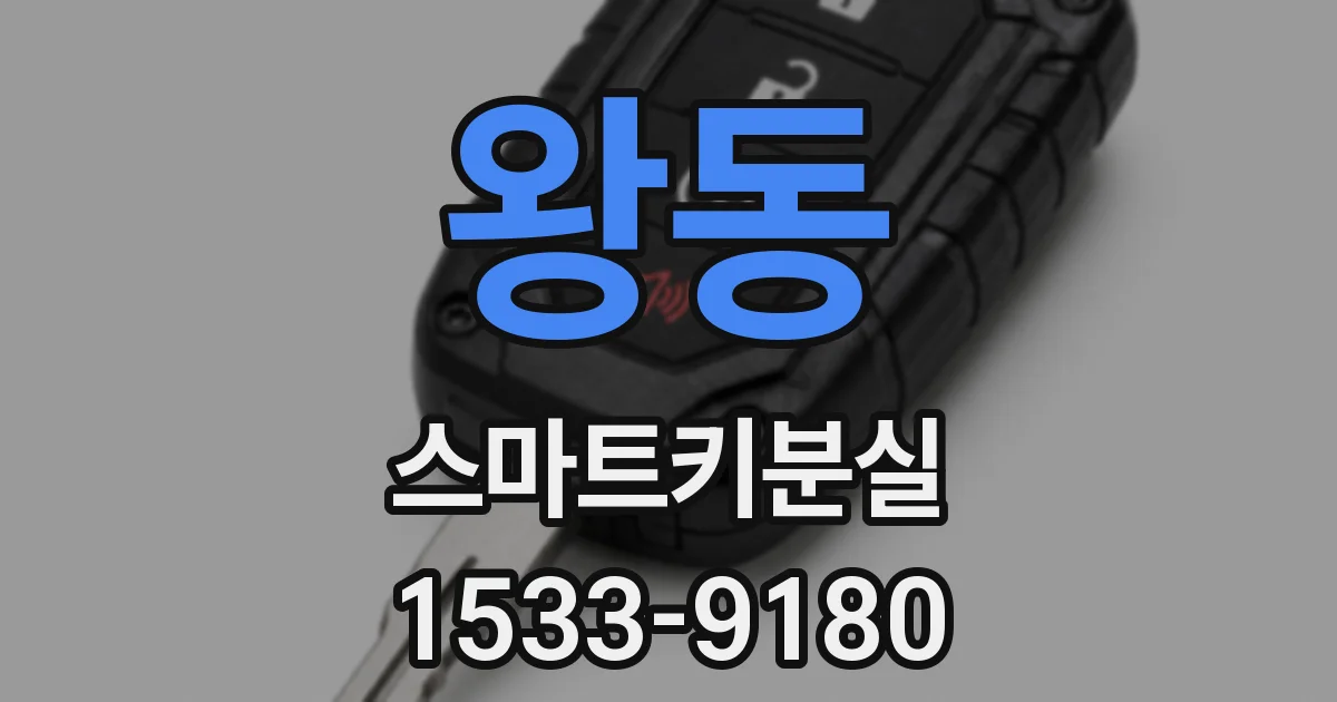 왕동 스마트키분실