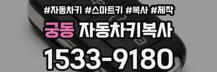 궁동 자동차키복사