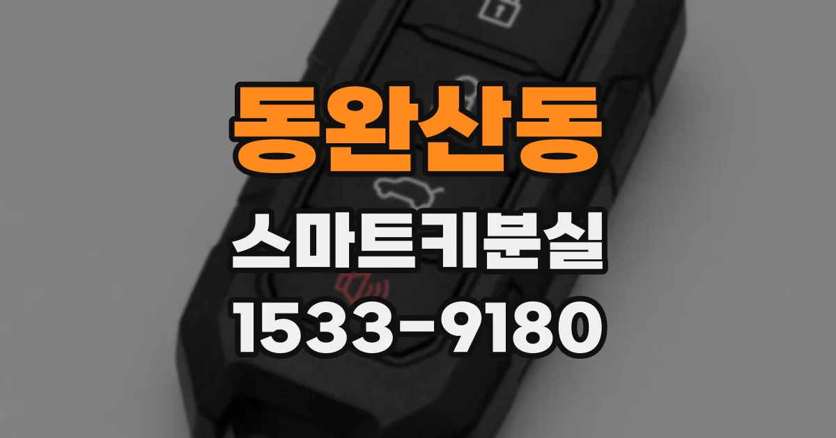 동완산동 스마트키분실