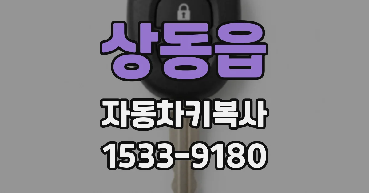 상동읍 자동차키복사