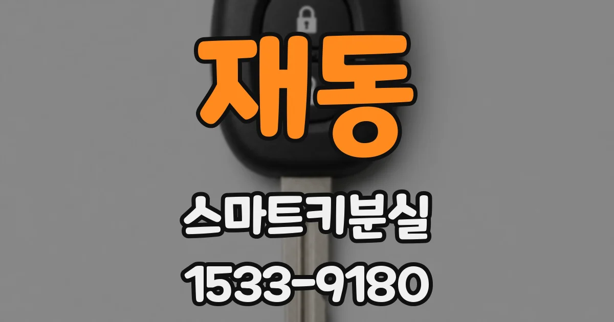 재동 스마트키분실