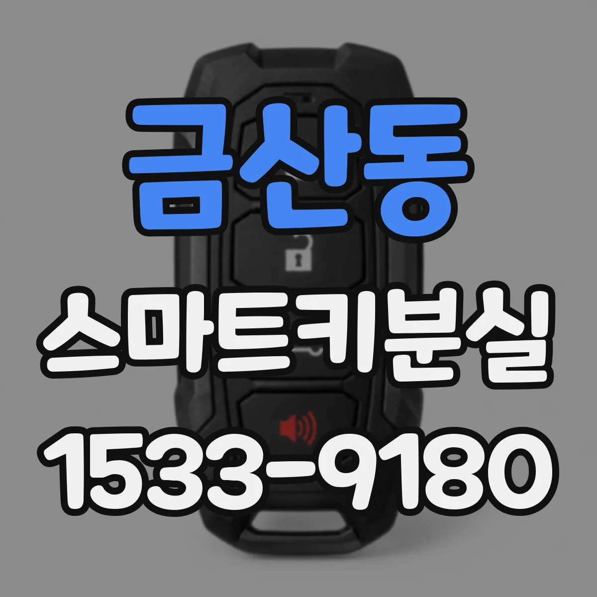 금산동 스마트키분실