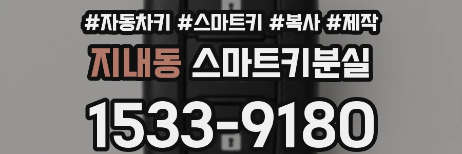 지내동 스마트키분실
