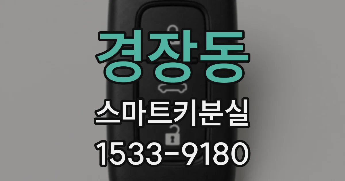 경장동 스마트키분실