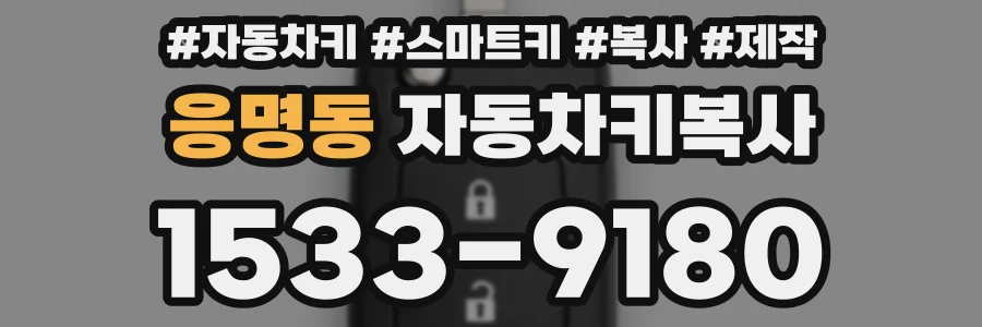 응명동 자동차키복사