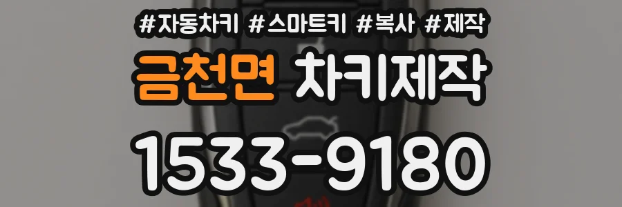금천면 차키제작