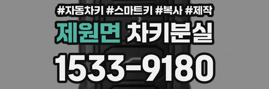 제원면 차키분실