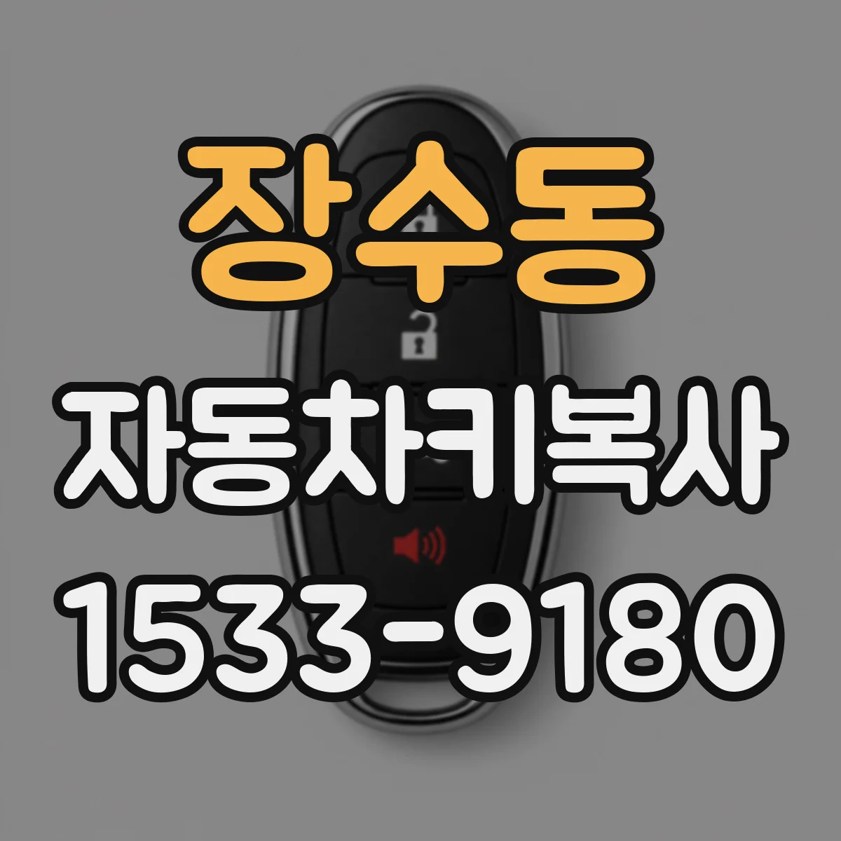 장수동 자동차키복사