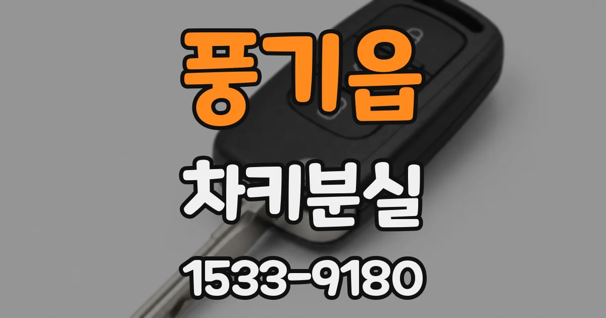풍기읍 차키분실