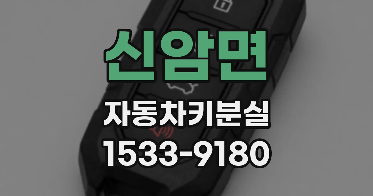 신암면 자동차키분실