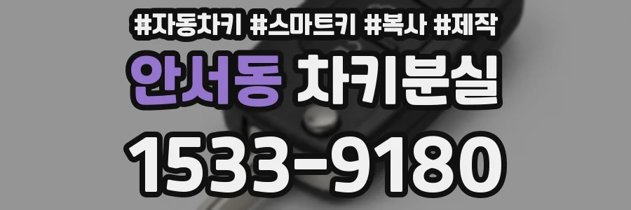 안서동 차키분실