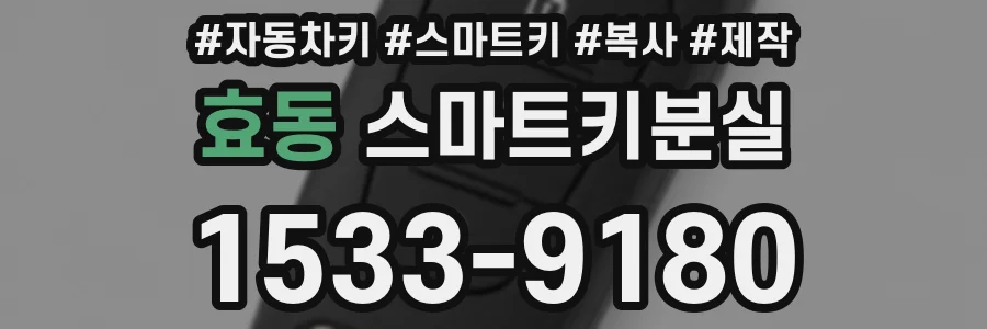 효동 스마트키분실