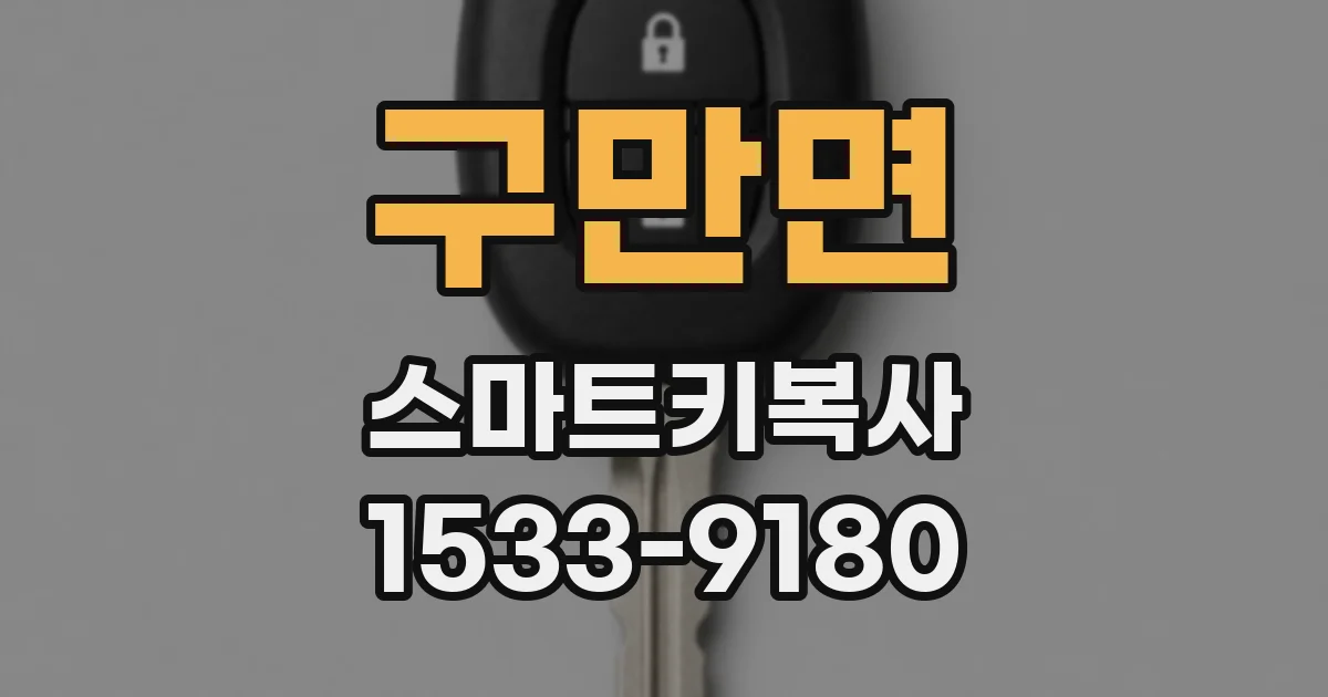 구만면 스마트키복사