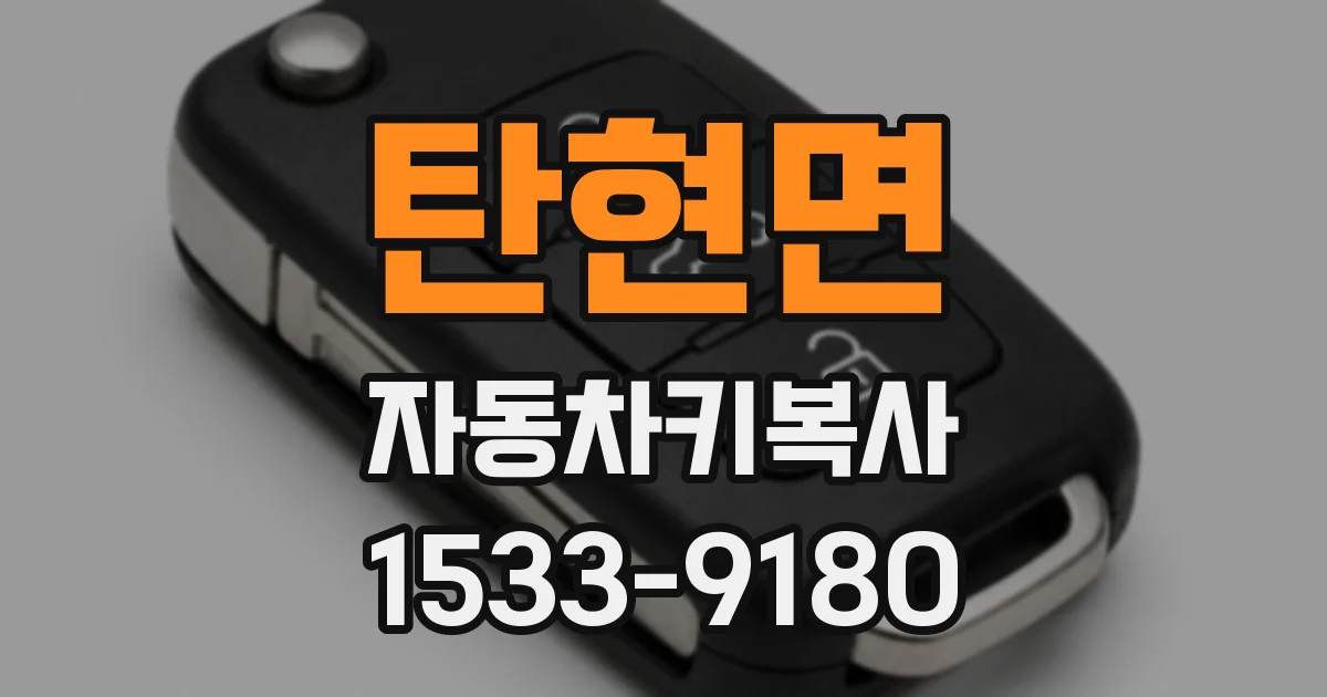 탄현면 자동차키복사