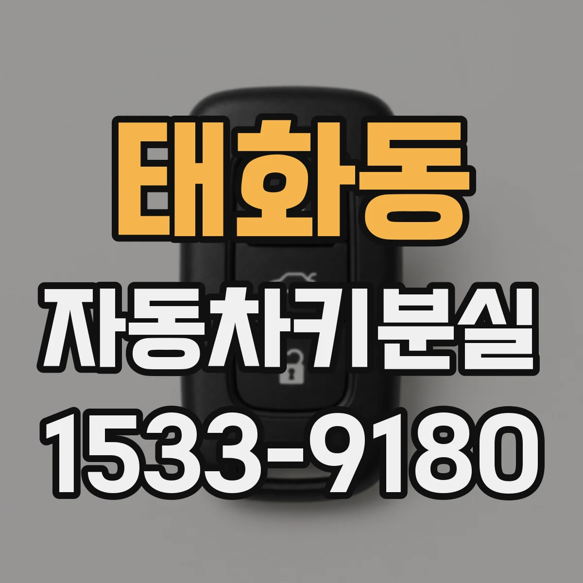 태화동 자동차키분실