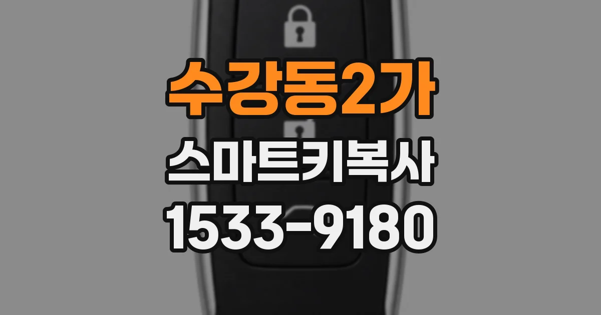 수강동2가 스마트키복사