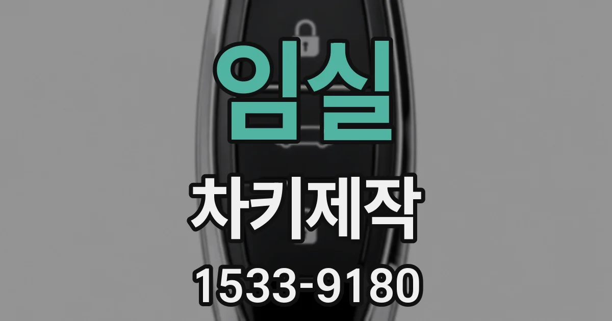 임실 차키제작