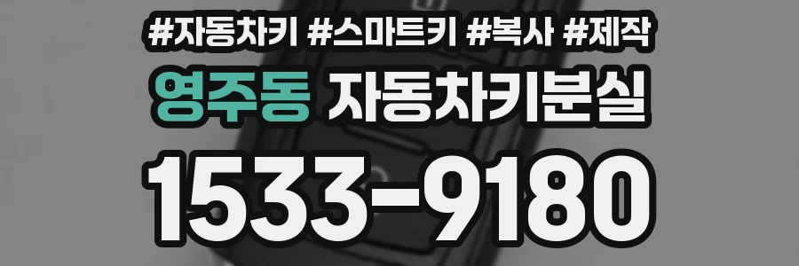 영주동 자동차키분실