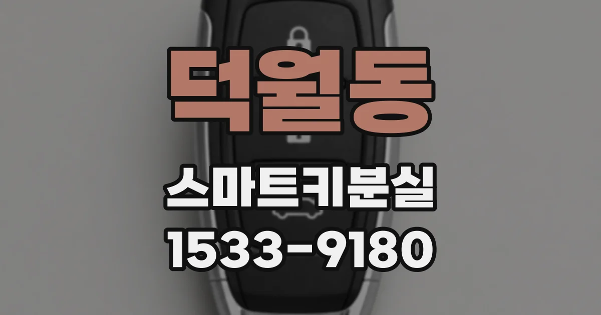 덕월동 스마트키분실