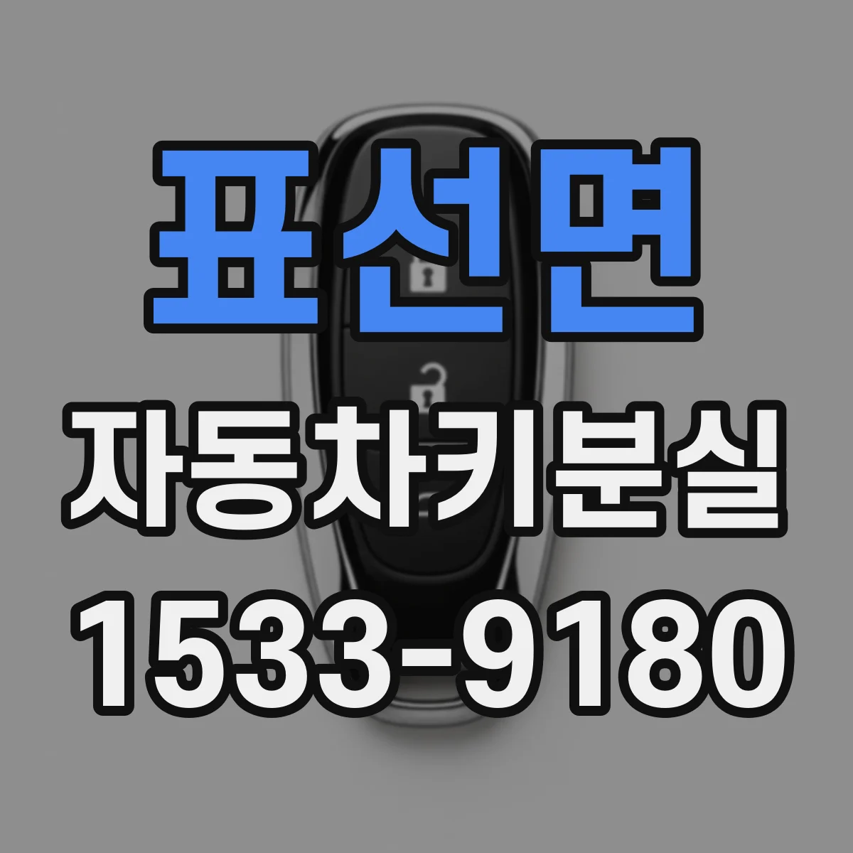 표선면 자동차키분실