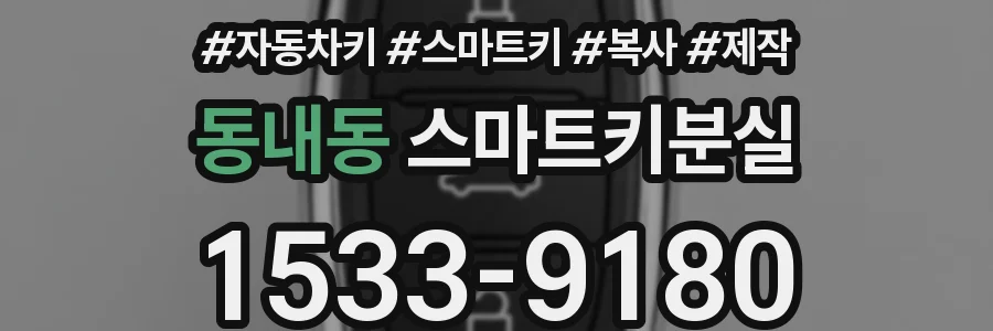 동내동 스마트키분실