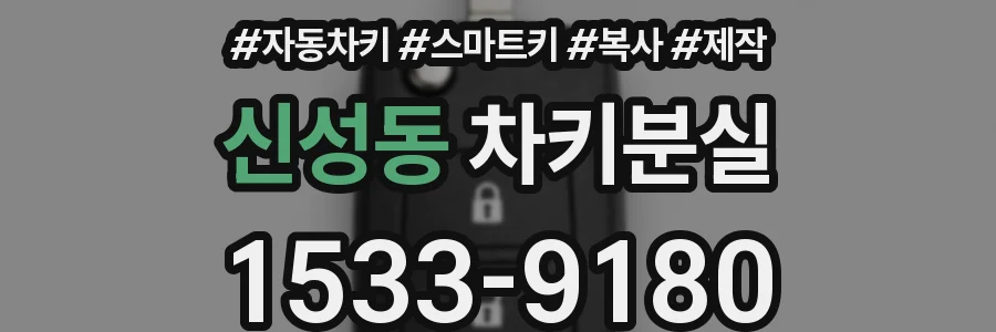 신성동 차키분실
