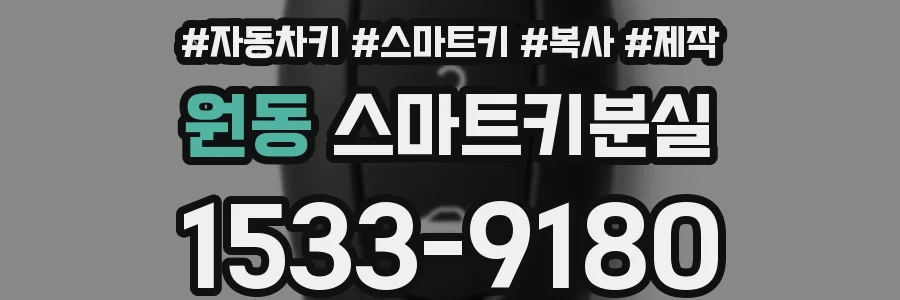 원동 스마트키분실