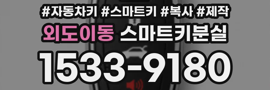 외도이동 스마트키분실
