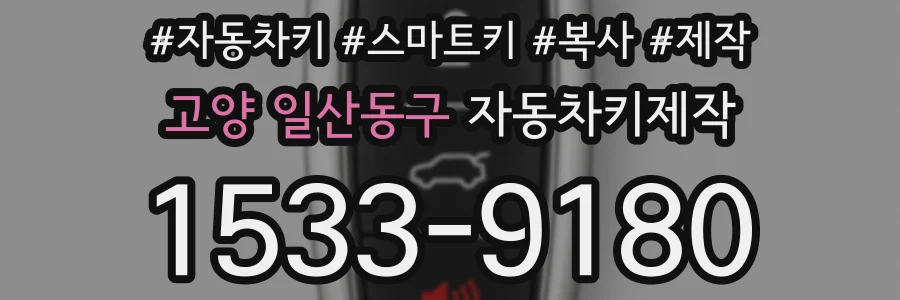 고양 일산동구 자동차키제작