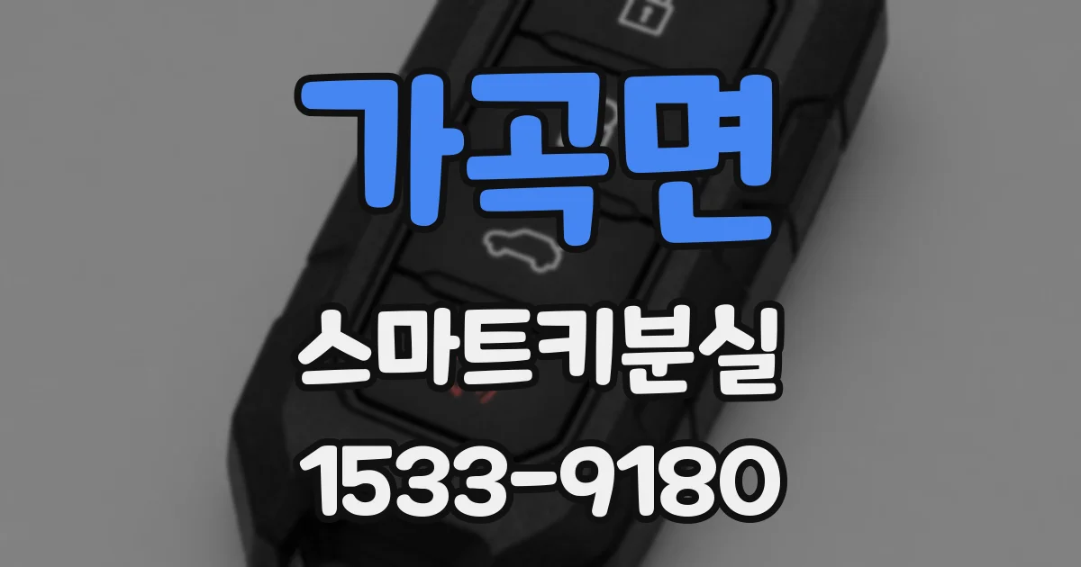 가곡면 스마트키분실