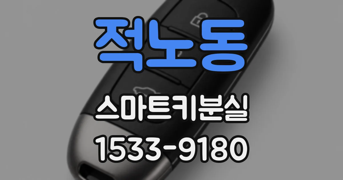 적노동 스마트키분실
