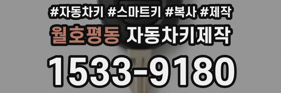 월호평동 자동차키제작