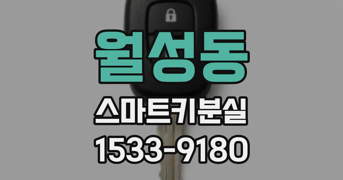 월성동 스마트키분실