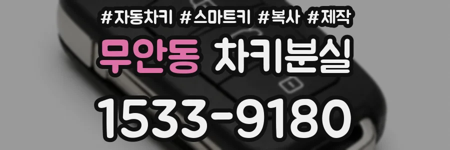 무안동 차키분실