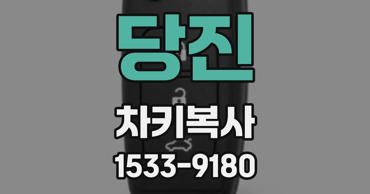 당진 차키복사