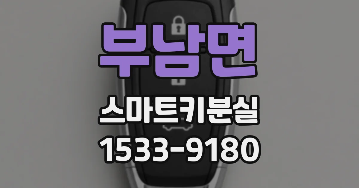 부남면 스마트키분실