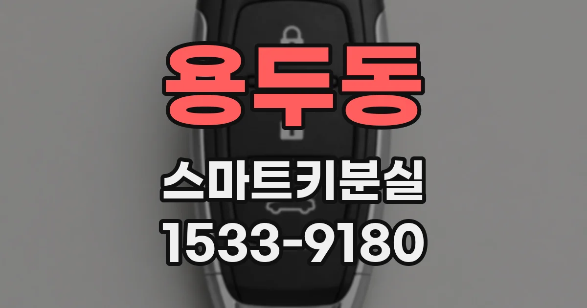 용두동 스마트키분실