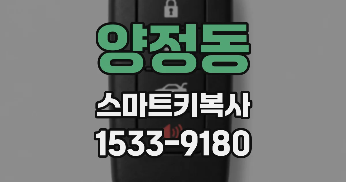 양정동 스마트키복사