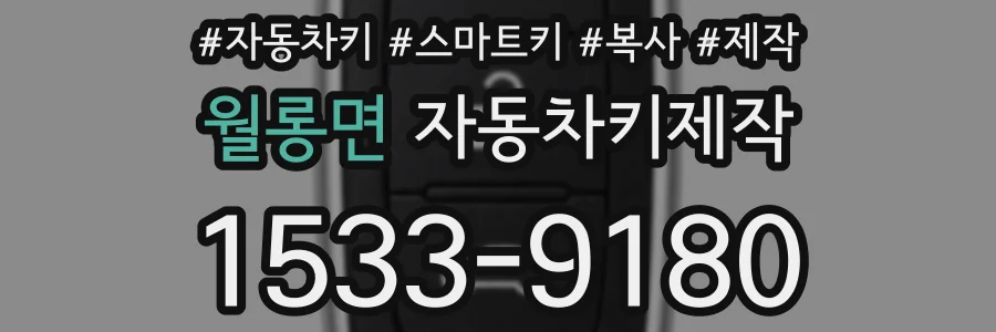 월롱면 자동차키제작