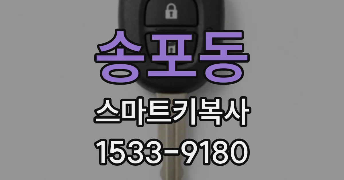 송포동 스마트키복사
