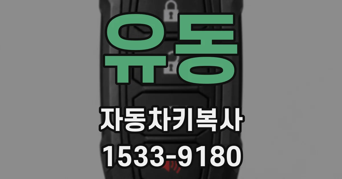 유동 자동차키복사