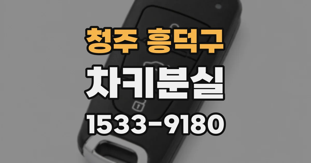 청주 흥덕구 차키분실