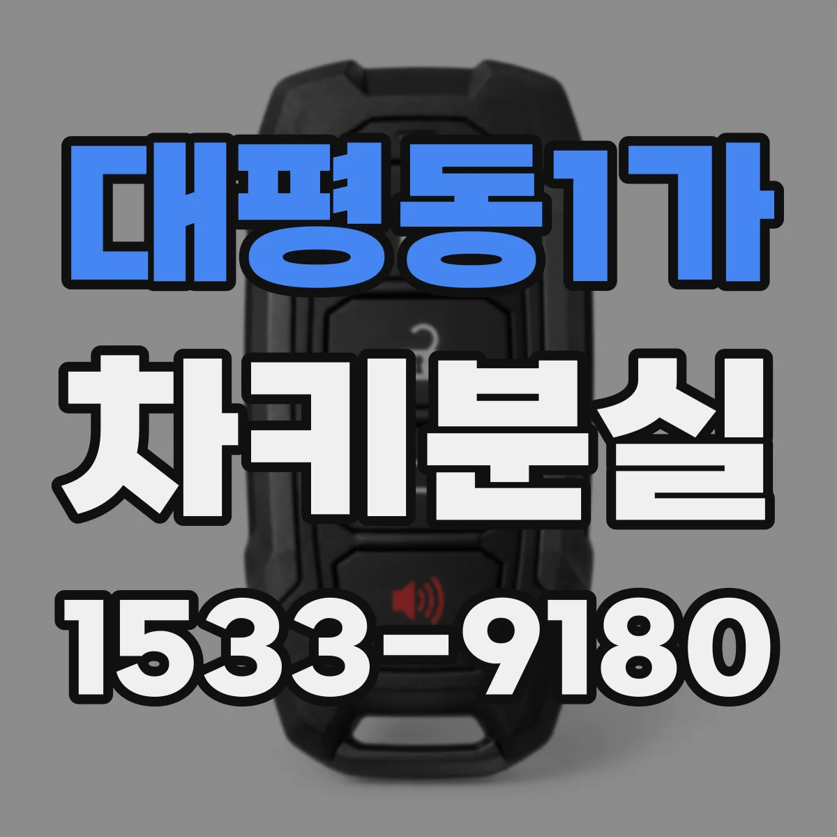 대평동1가 차키분실