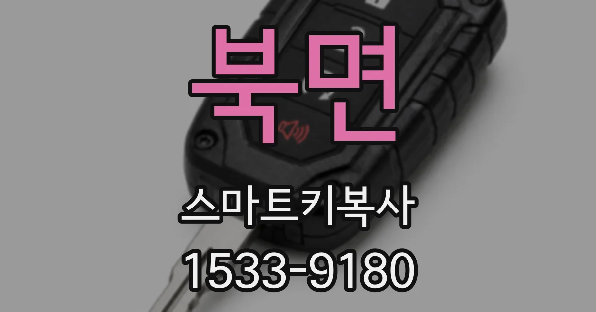 북면 스마트키복사