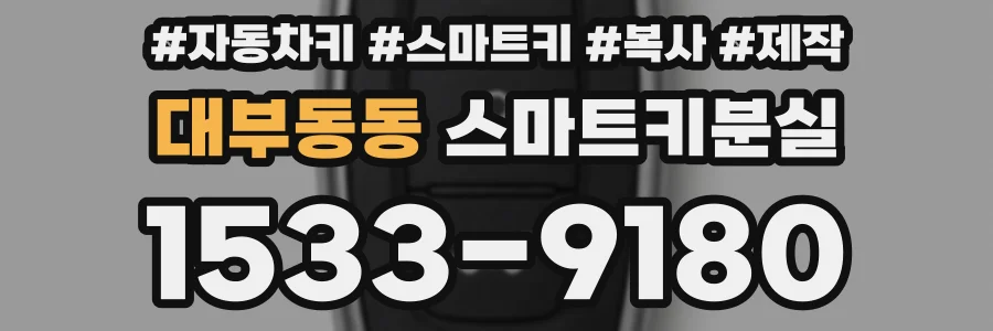 대부동동 스마트키분실