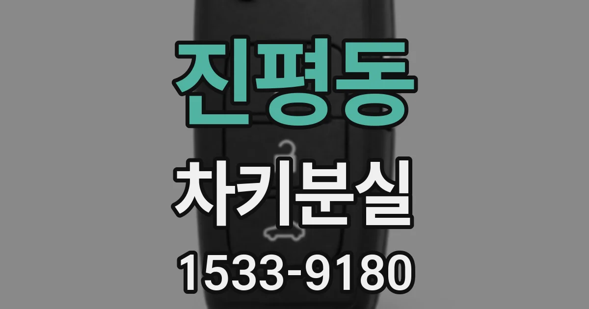 진평동 차키분실