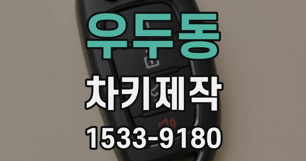 우두동 차키제작